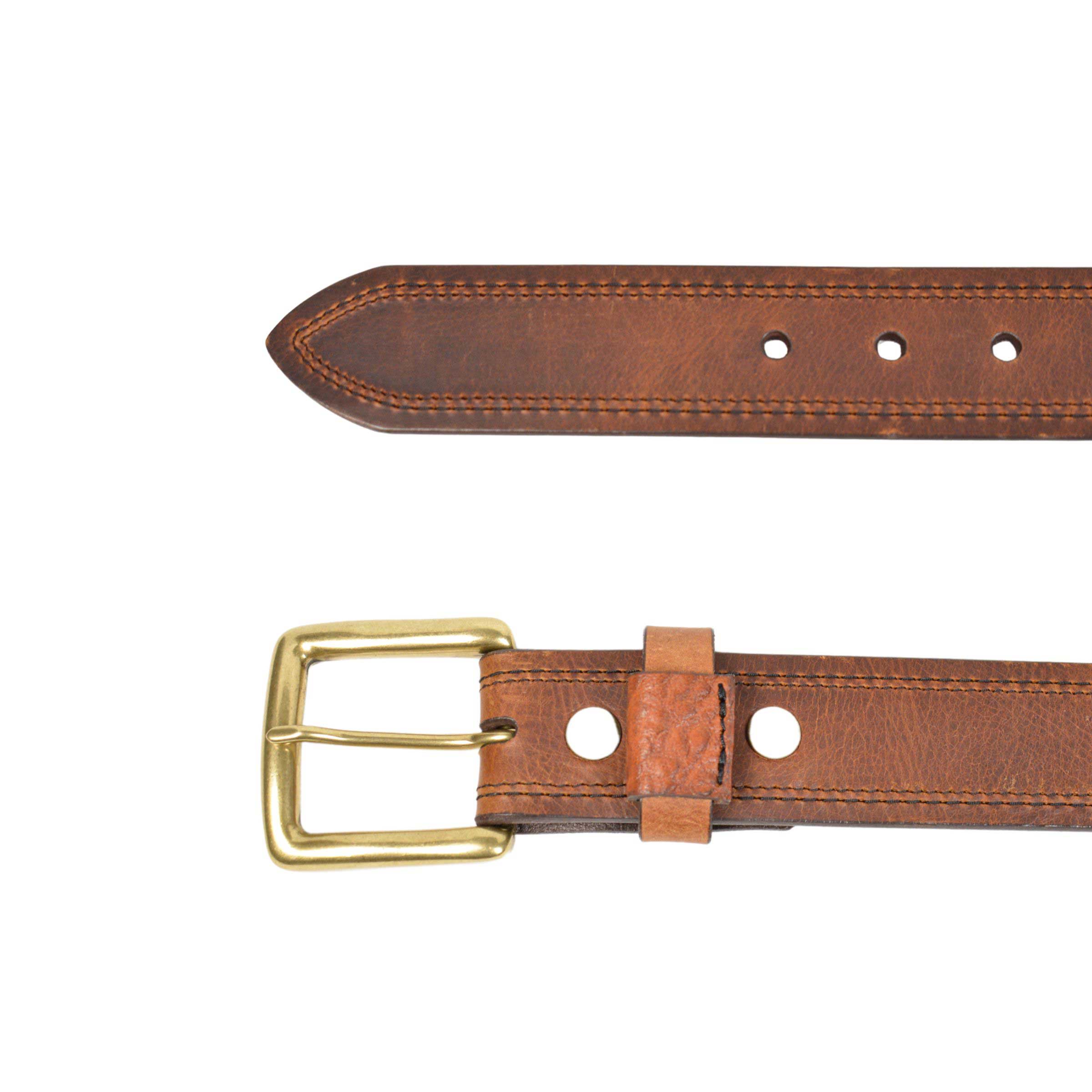Lejon Belts Campo men's belt with 1.5-inch width, featuring durable leather strap and classic design.