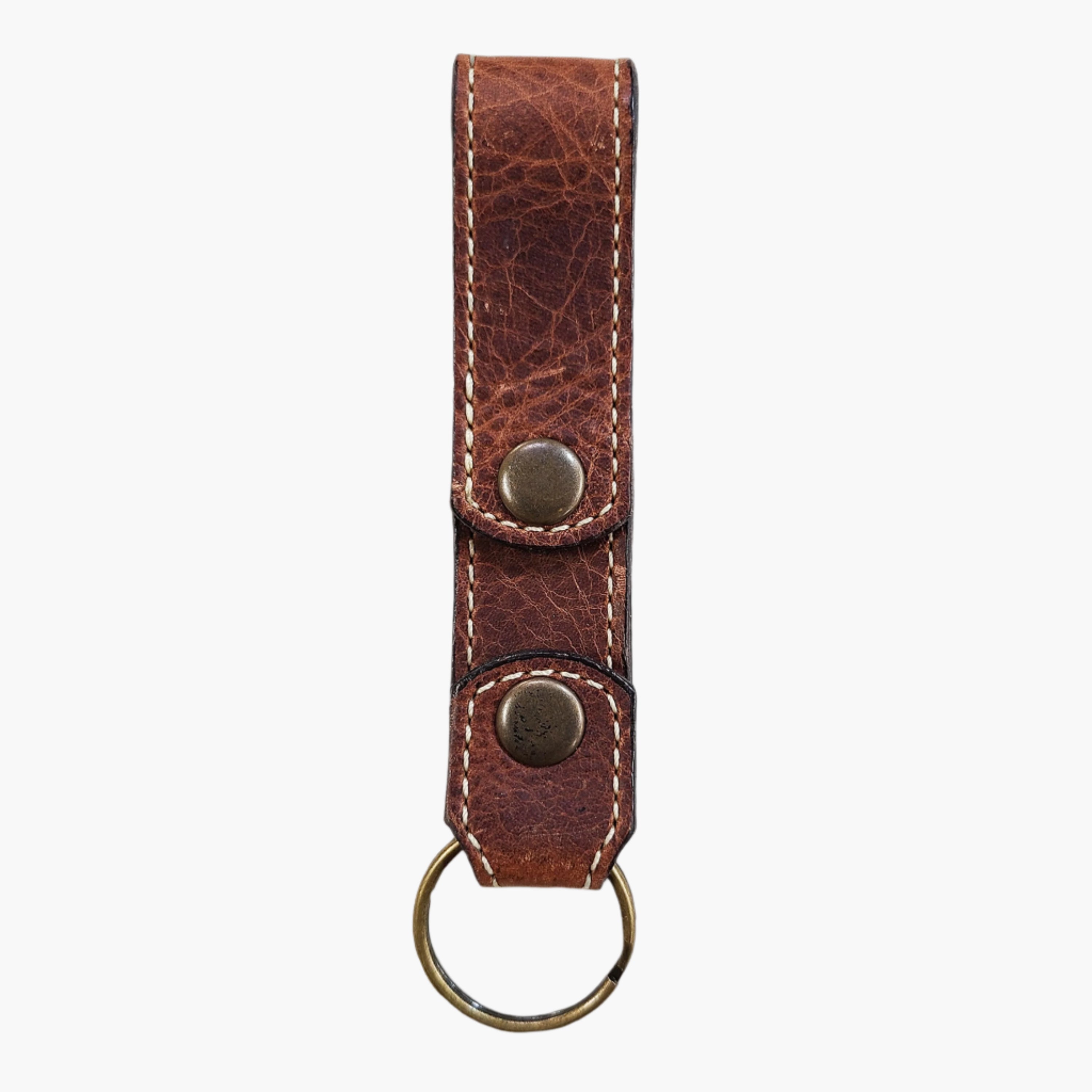Saddle Leather Keychain