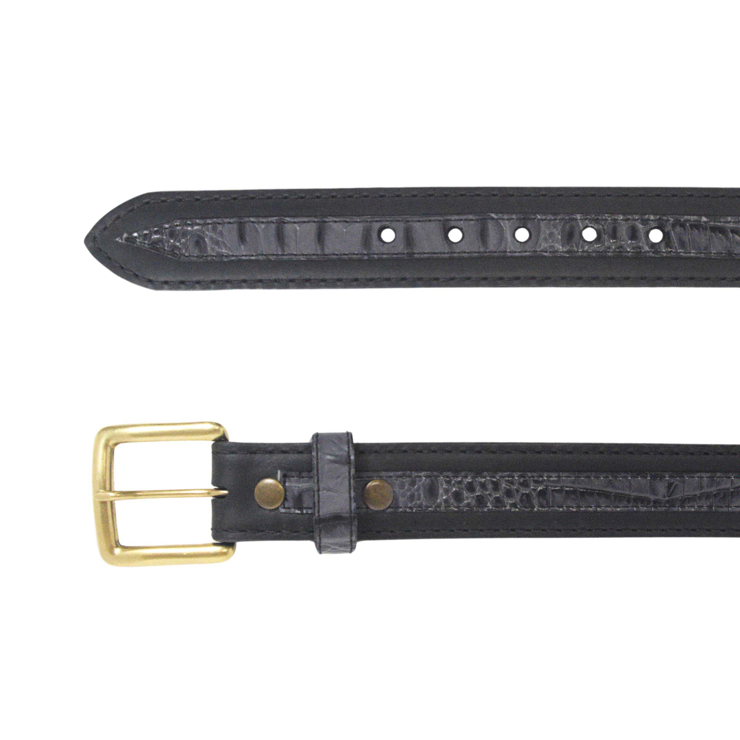 Lejon Belts Crowley men's leather belt, 1.5-inch width, featuring a sleek design and durable craftsmanship.