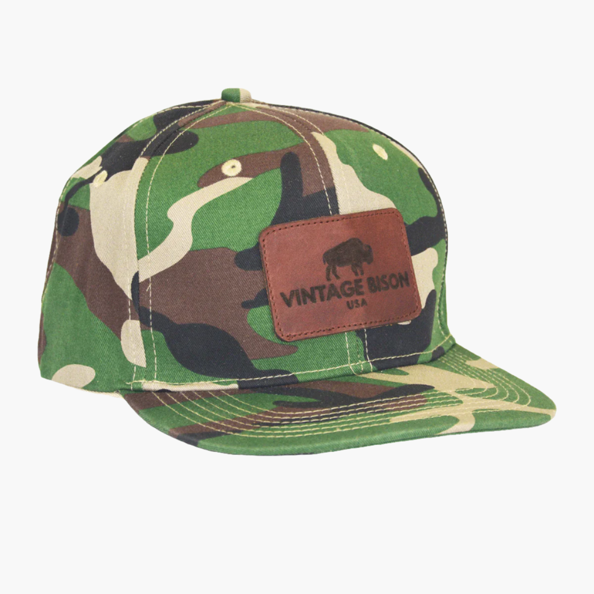 Camo Bison Logo Hat