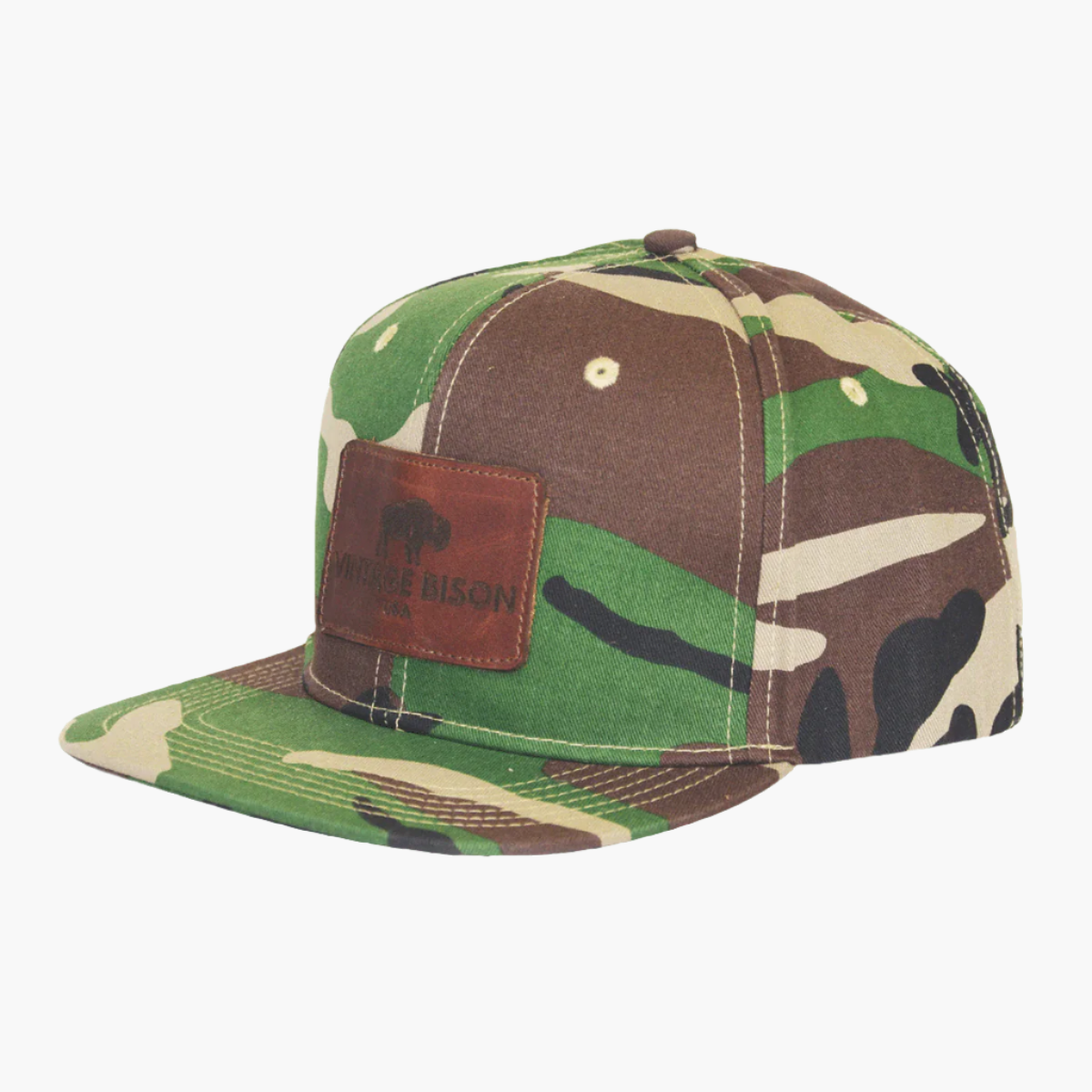Camo Bison Logo Hat
