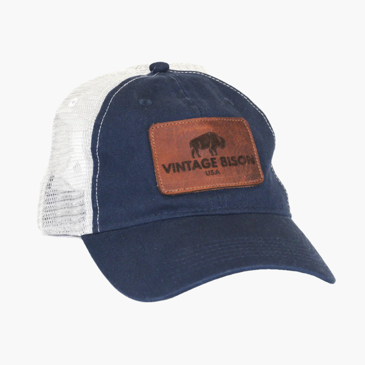 Mensh Bison Logo Hat Navy