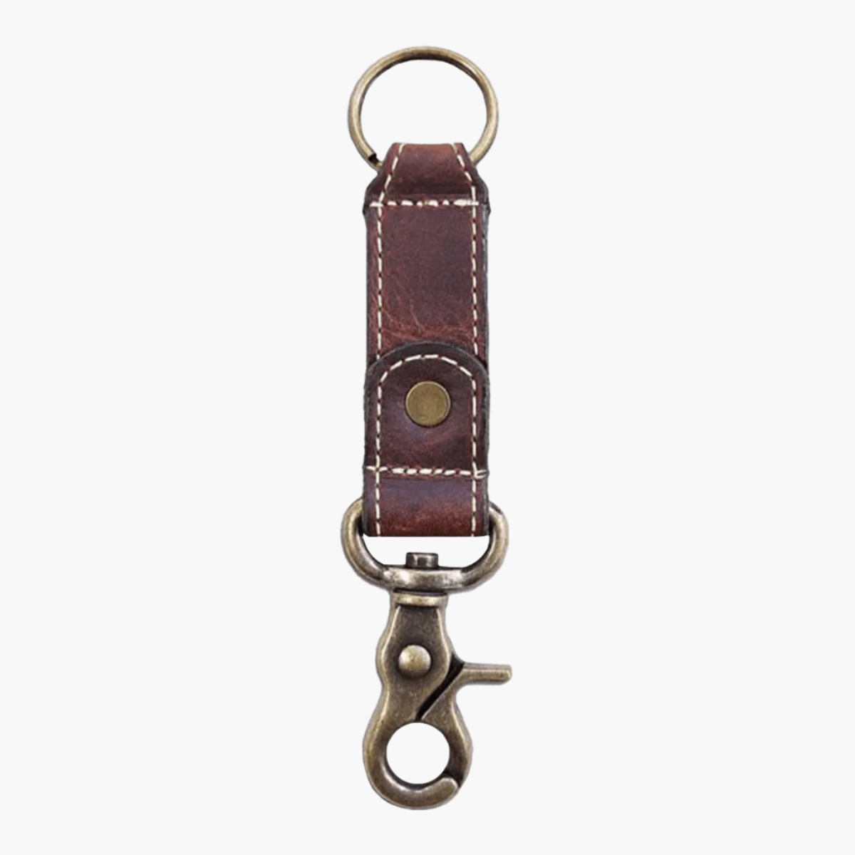 Bison Leather Key Chain