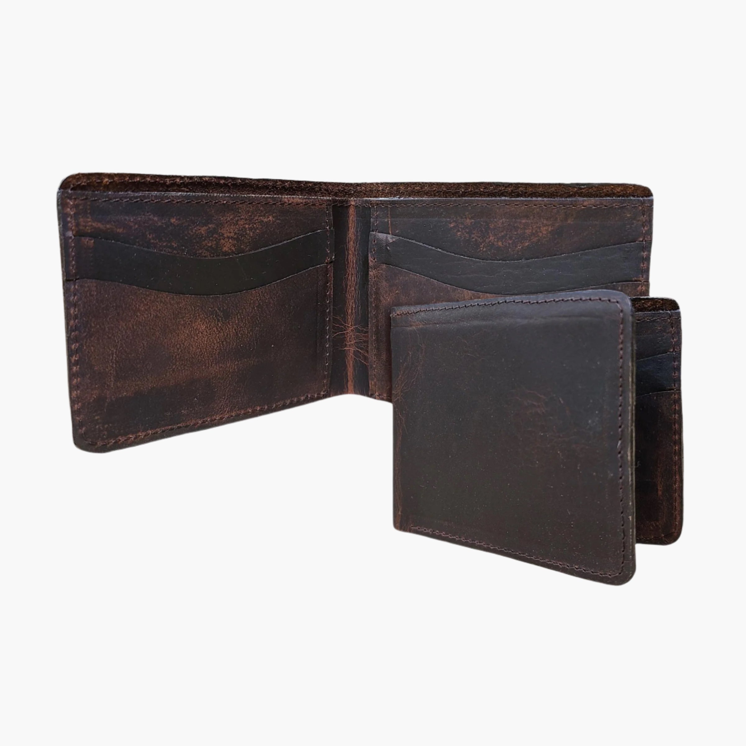 Langston Bi-Fold Mocha Wallet