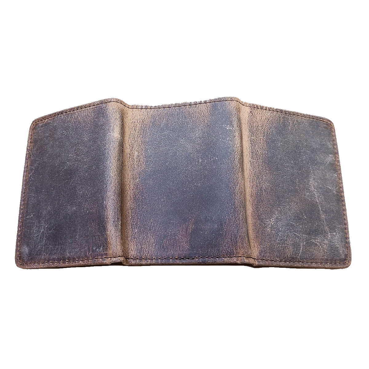 Lejon Belts Phoenix tri-fold men's wallet with multiple card slots and genuine leather finish.