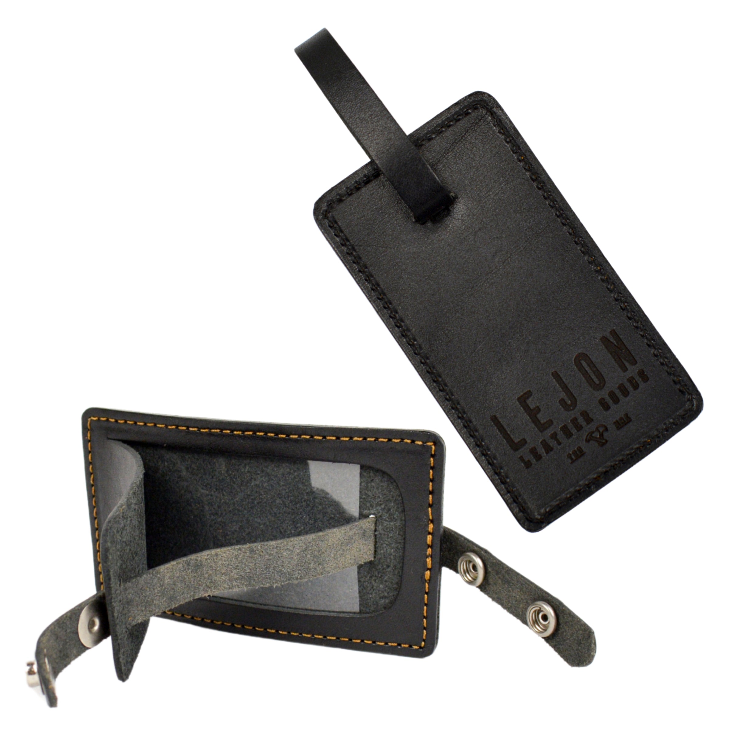 Traveler Luggage Tag, Black