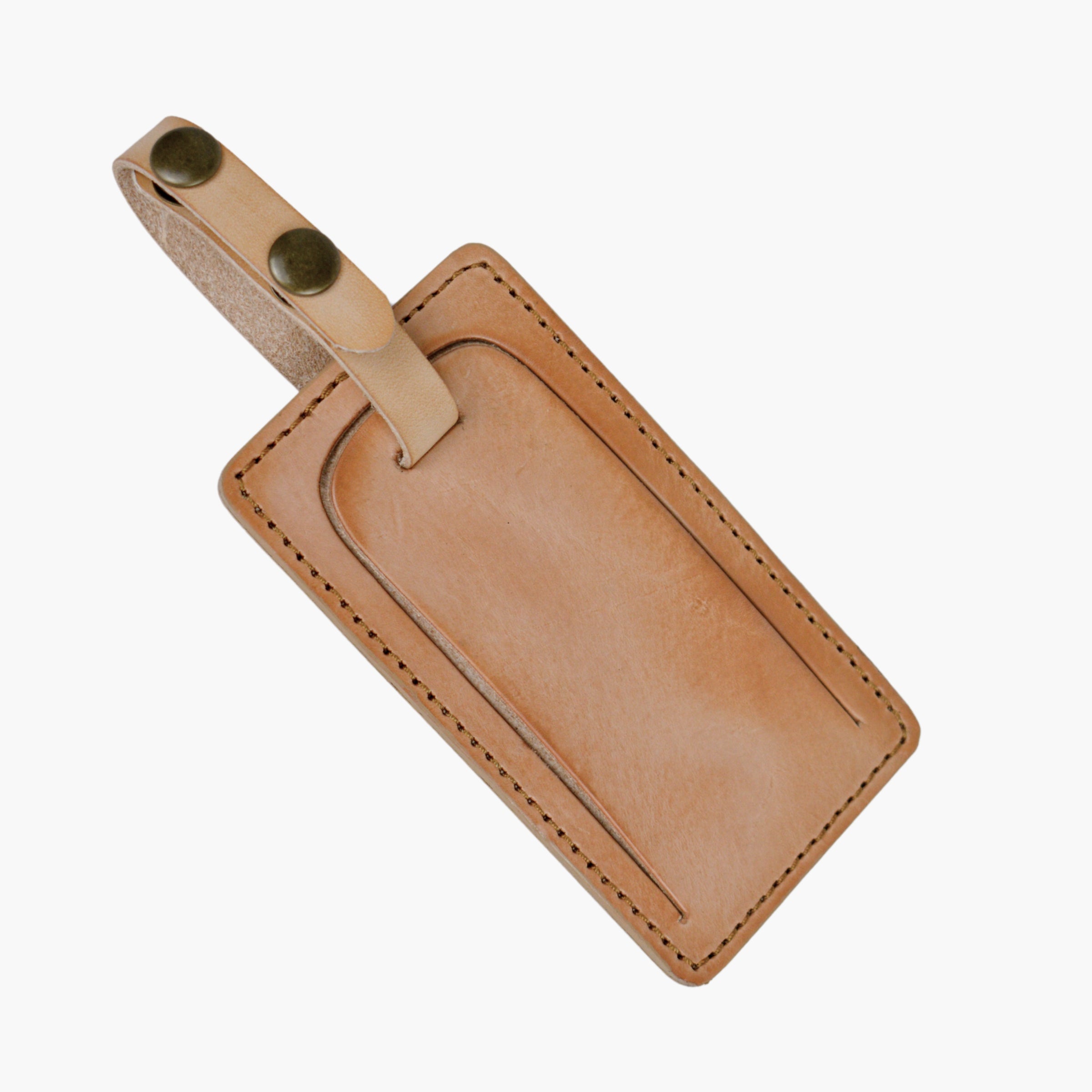 Traveler Luggage Tag, Natural