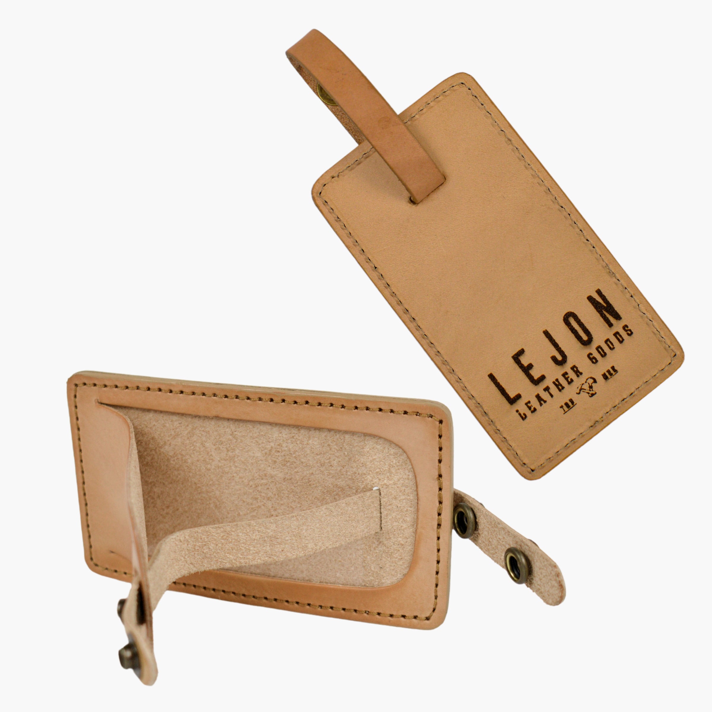 Traveler Luggage Tag, Natural