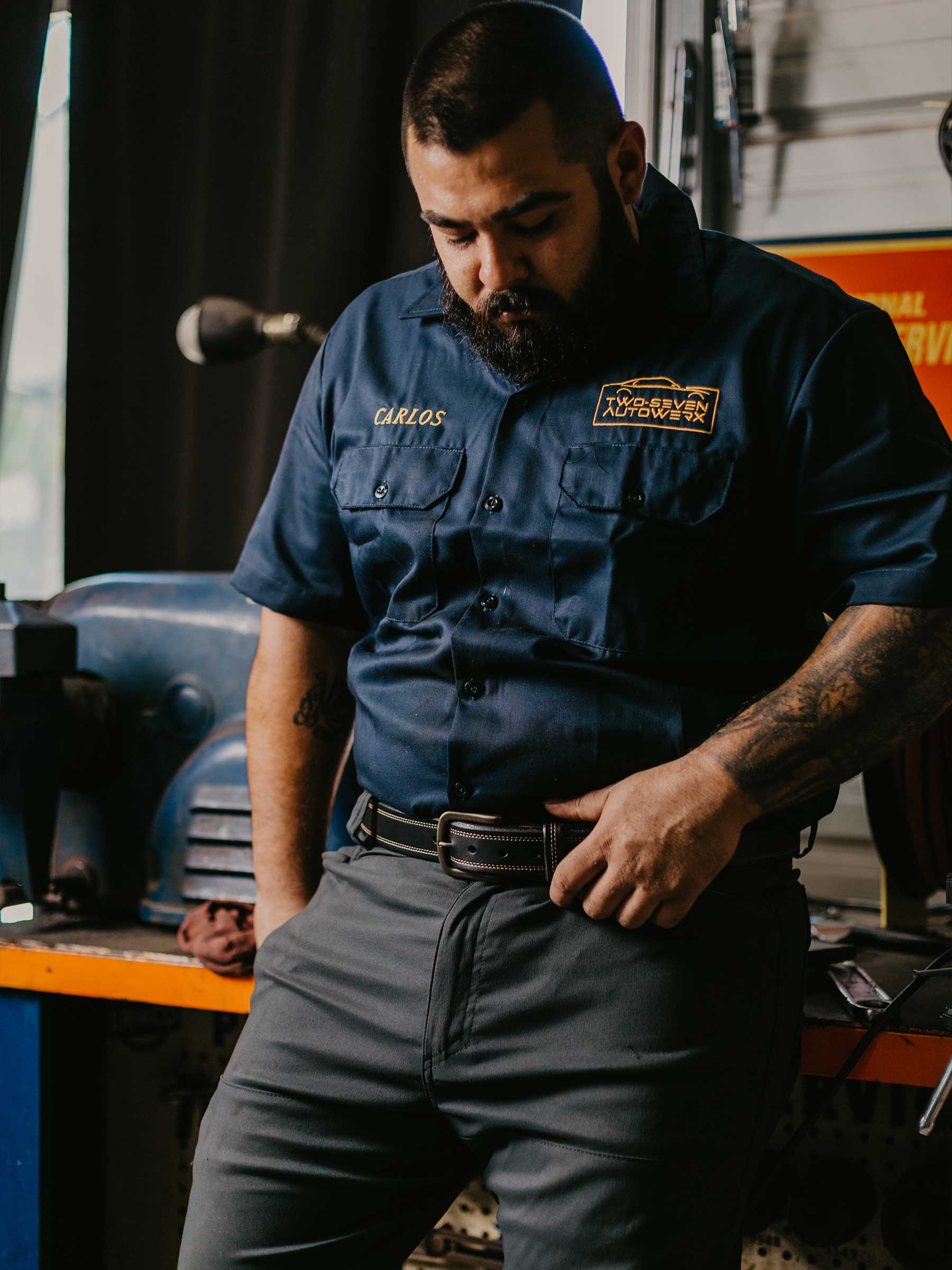 Black men's leather belt by Lejon Belts, 1.5-inch width, with a classic buckle and smooth finish.