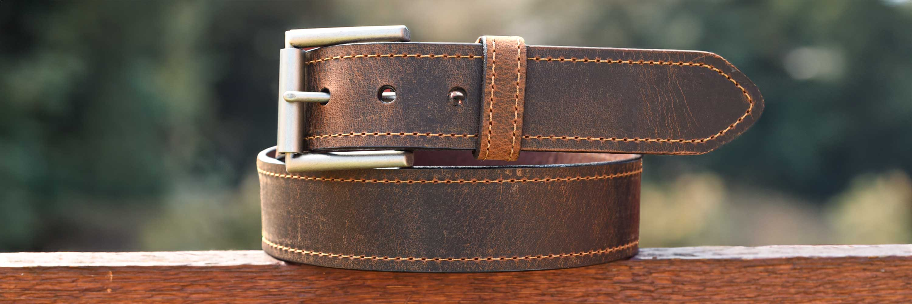 Crazy Horse Leather Belt