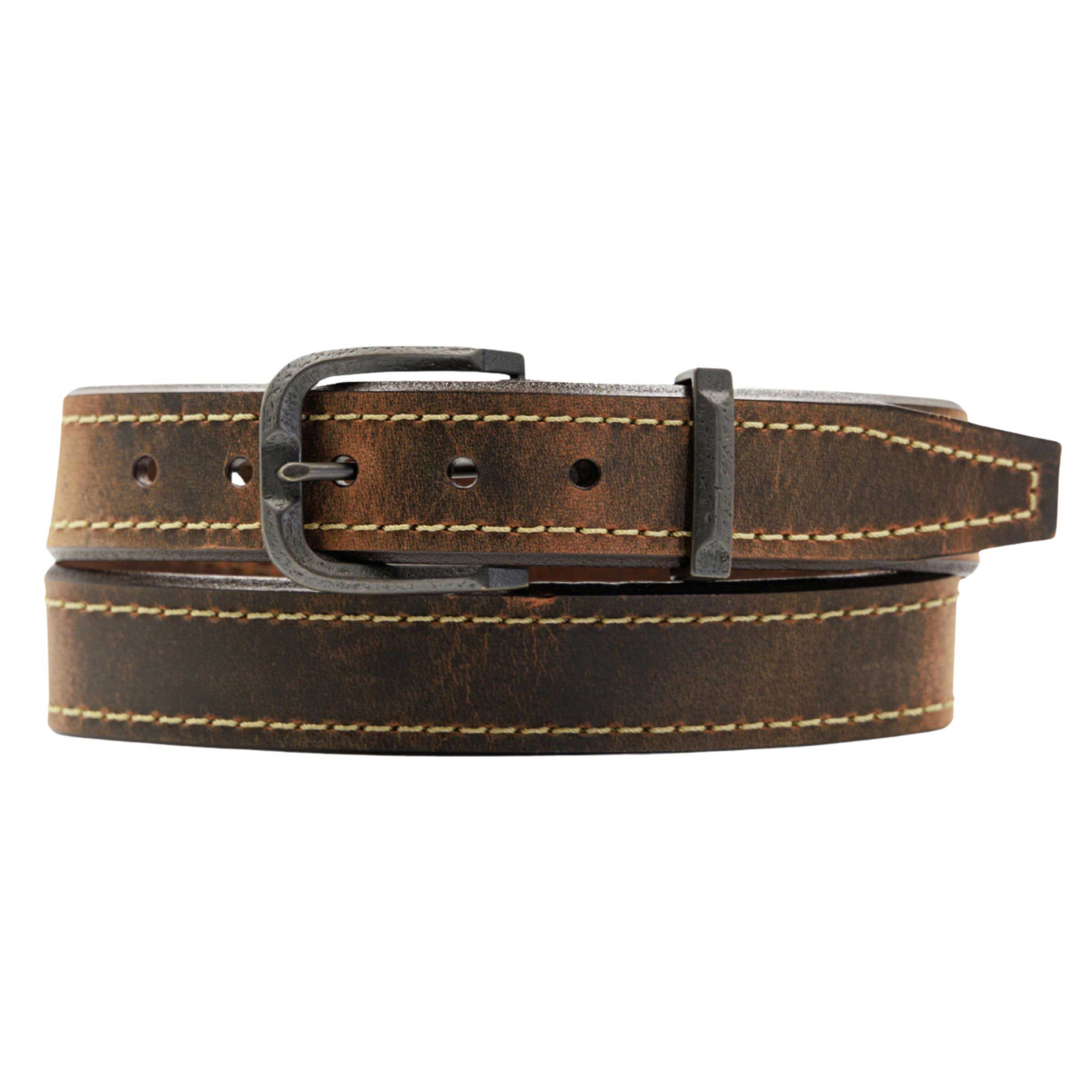  genuine oil-tanned harness leather belt