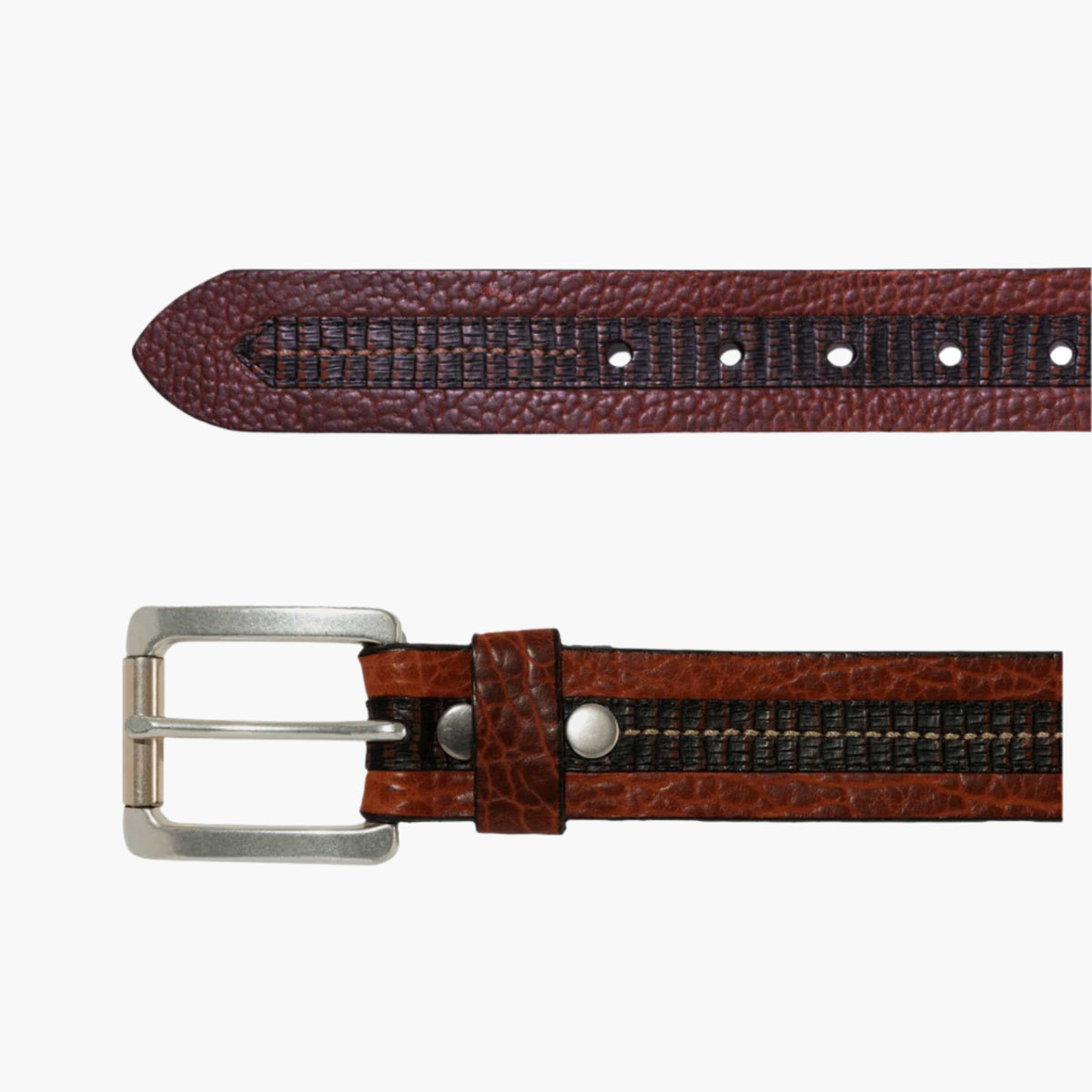 RESISTOL leather belt (L) Distressed Leather Belt - Distressed Tan main image 2