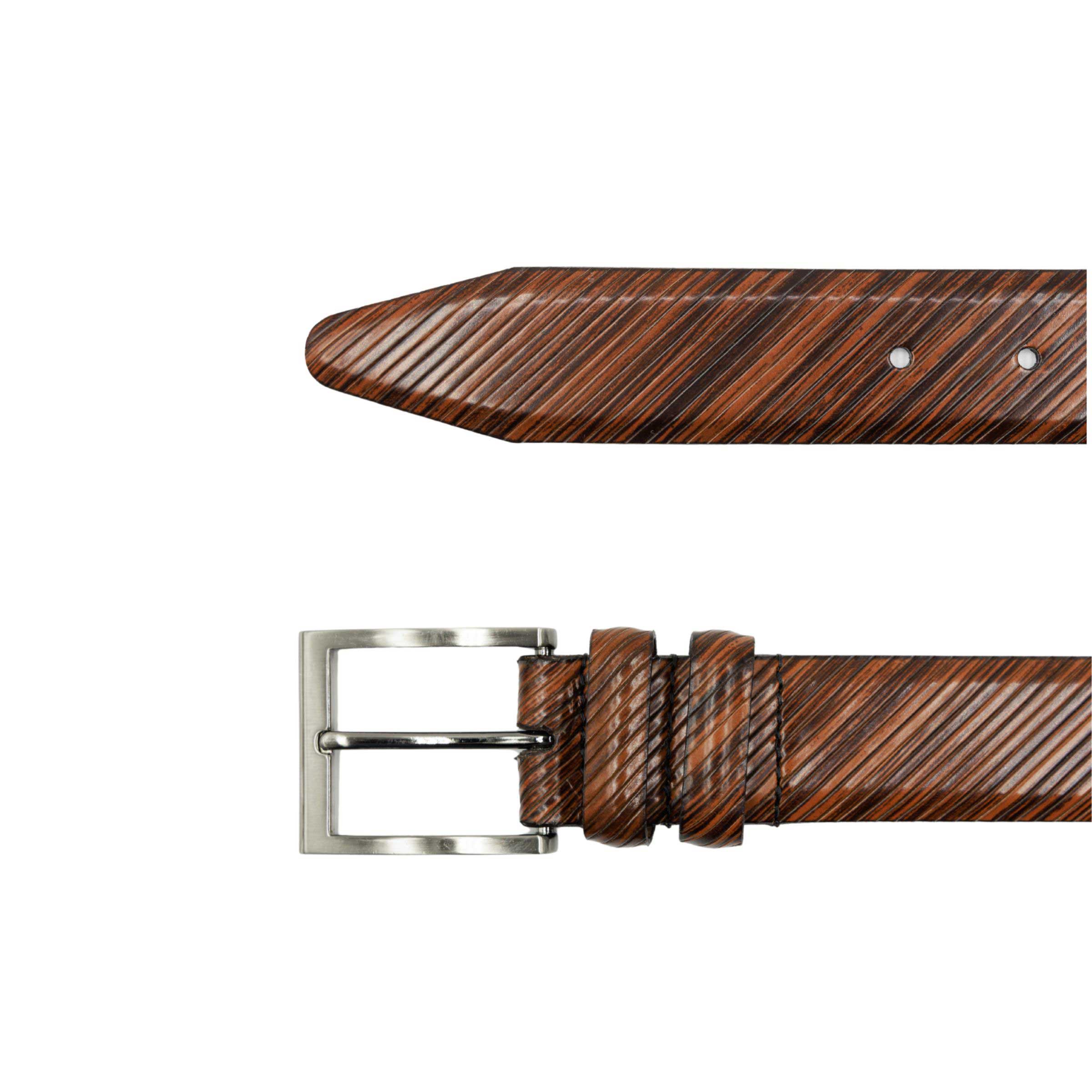 The Beveled Edge Cognac | 1.3" Width