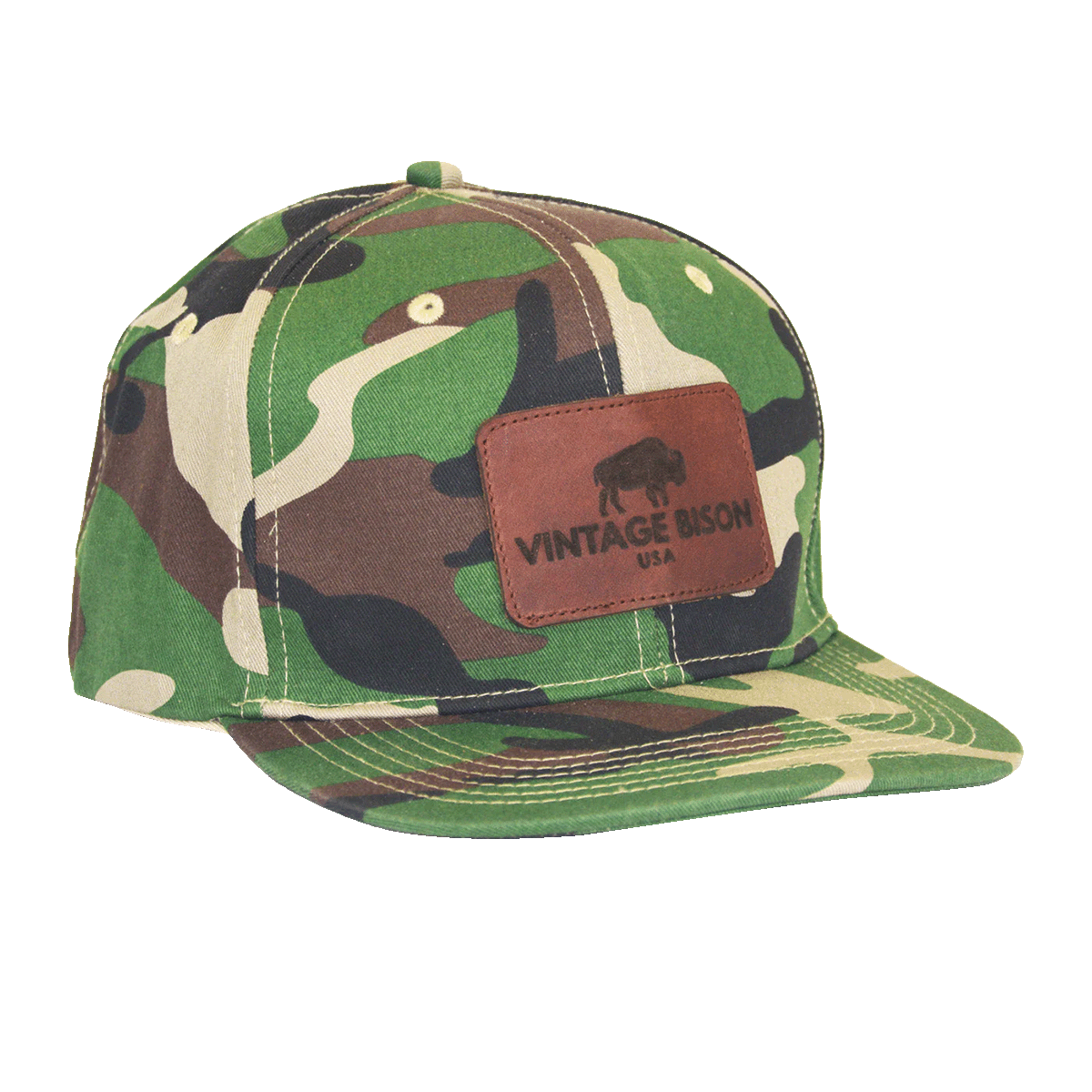 Camo Bison Logo Hat