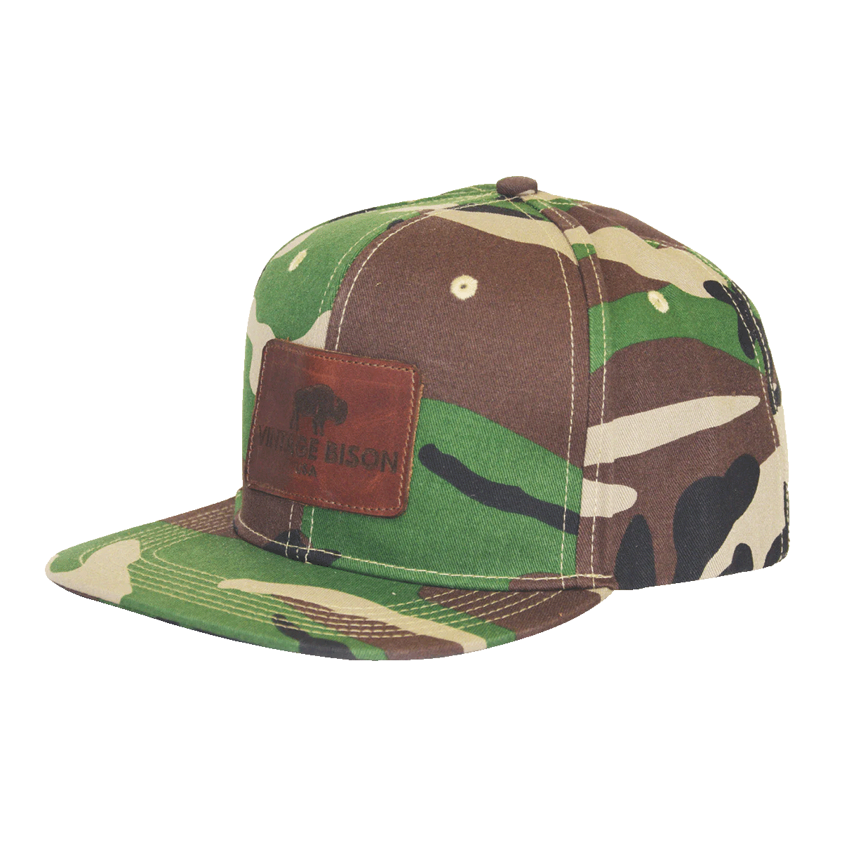 Camo Bison Logo Hat