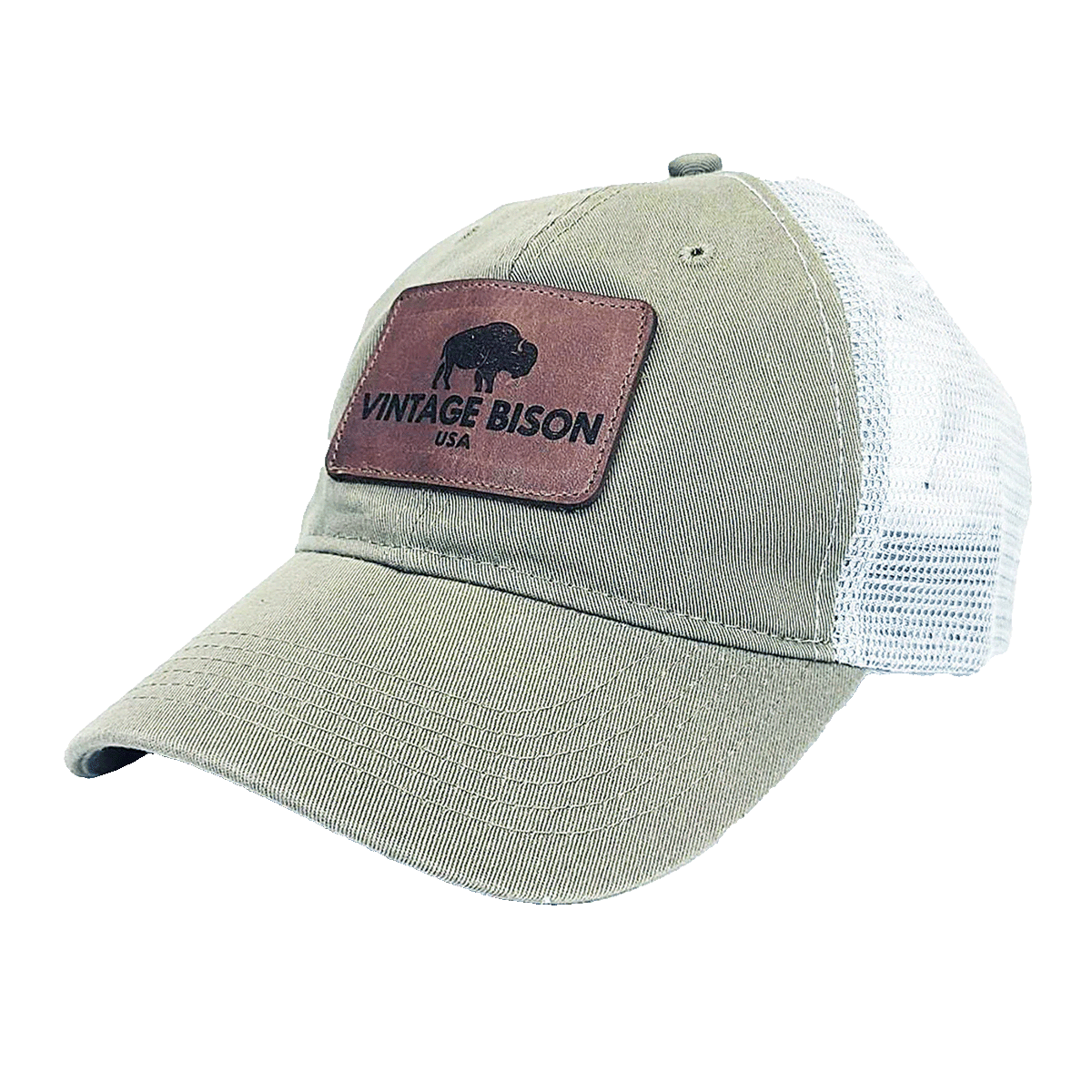 Mensh Bison Logo Hat Olive