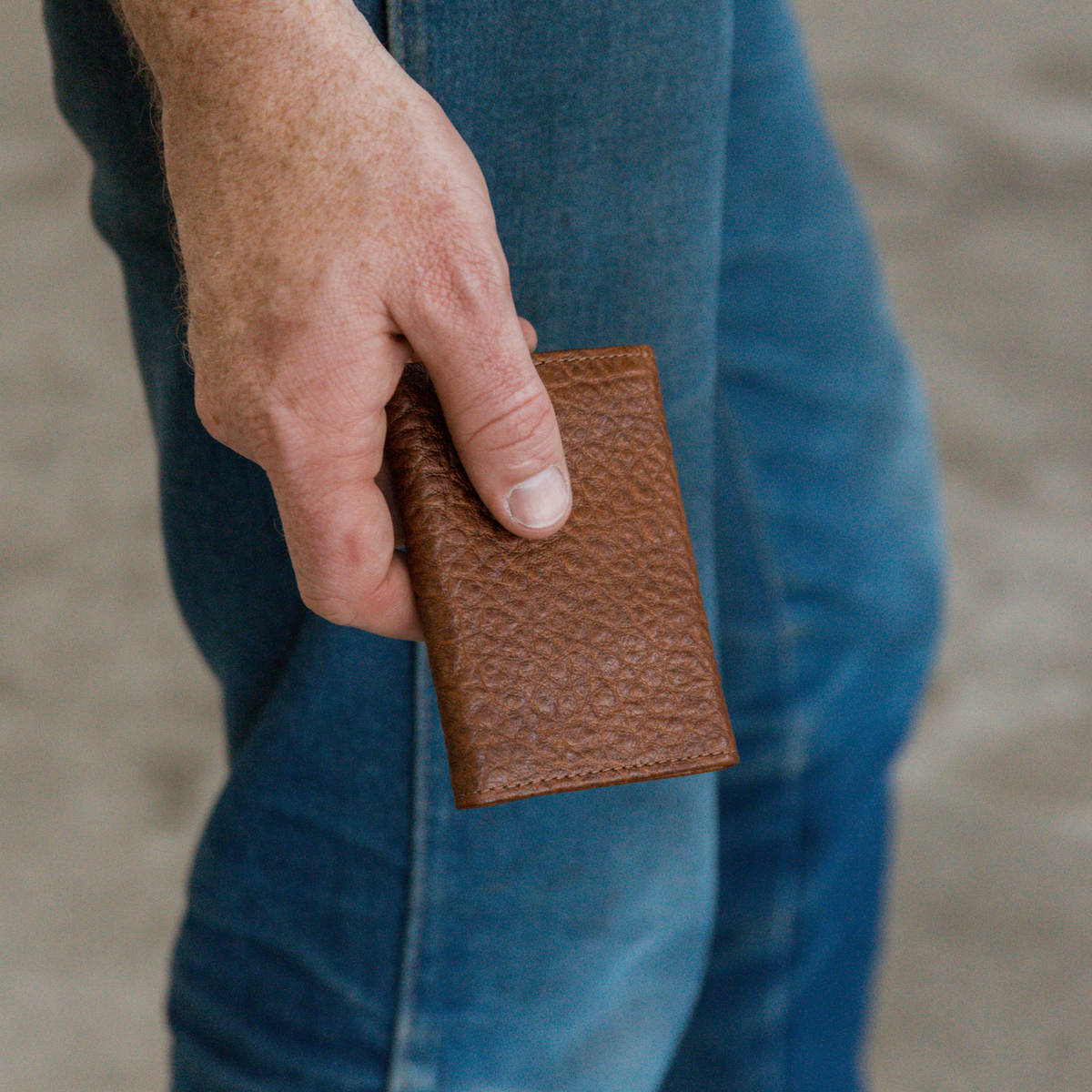 Bison_Trifold_Wallet_Peanut.
