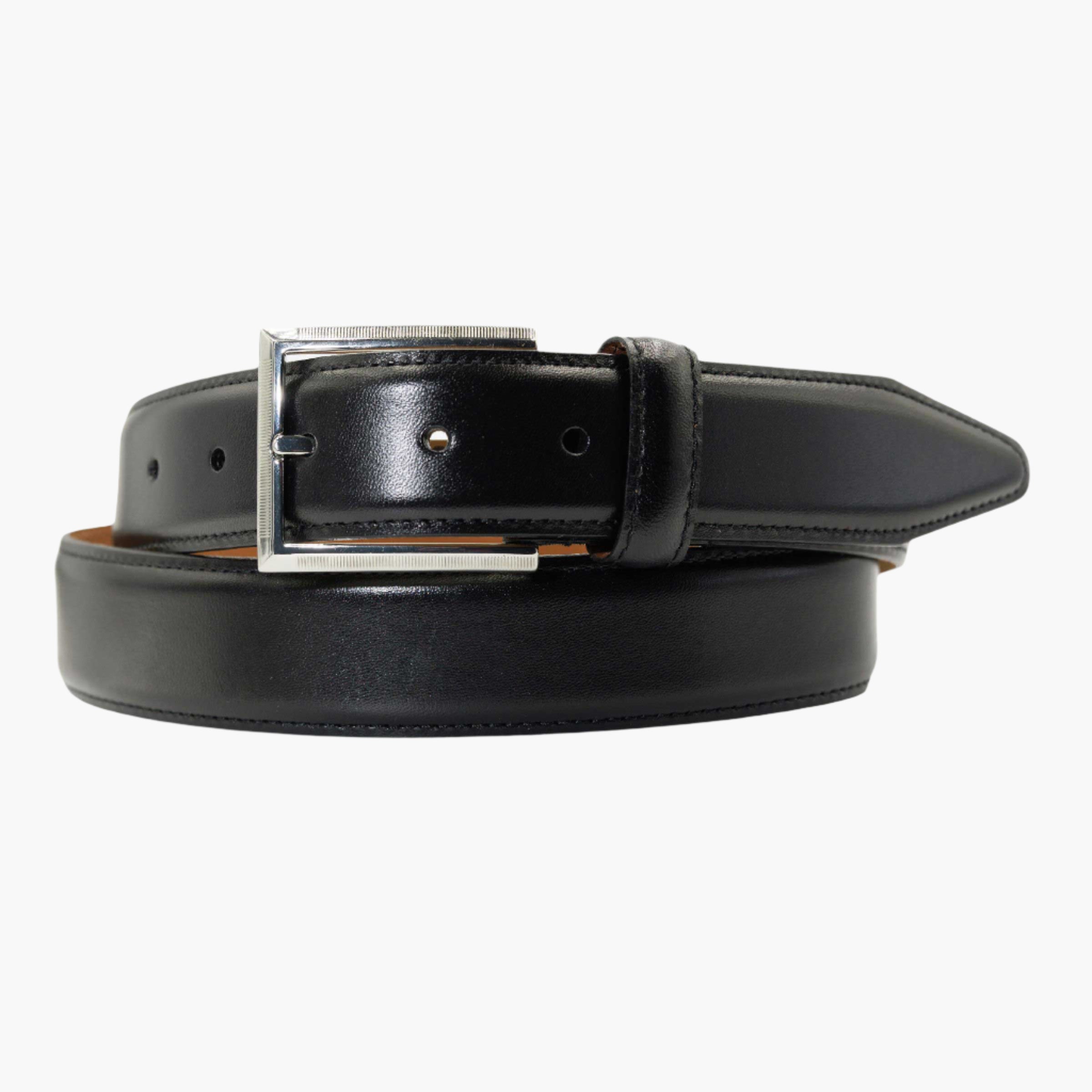 Lejon Men's Black Executive Leather Belt Lejon Men's Black Executive Leather Belt