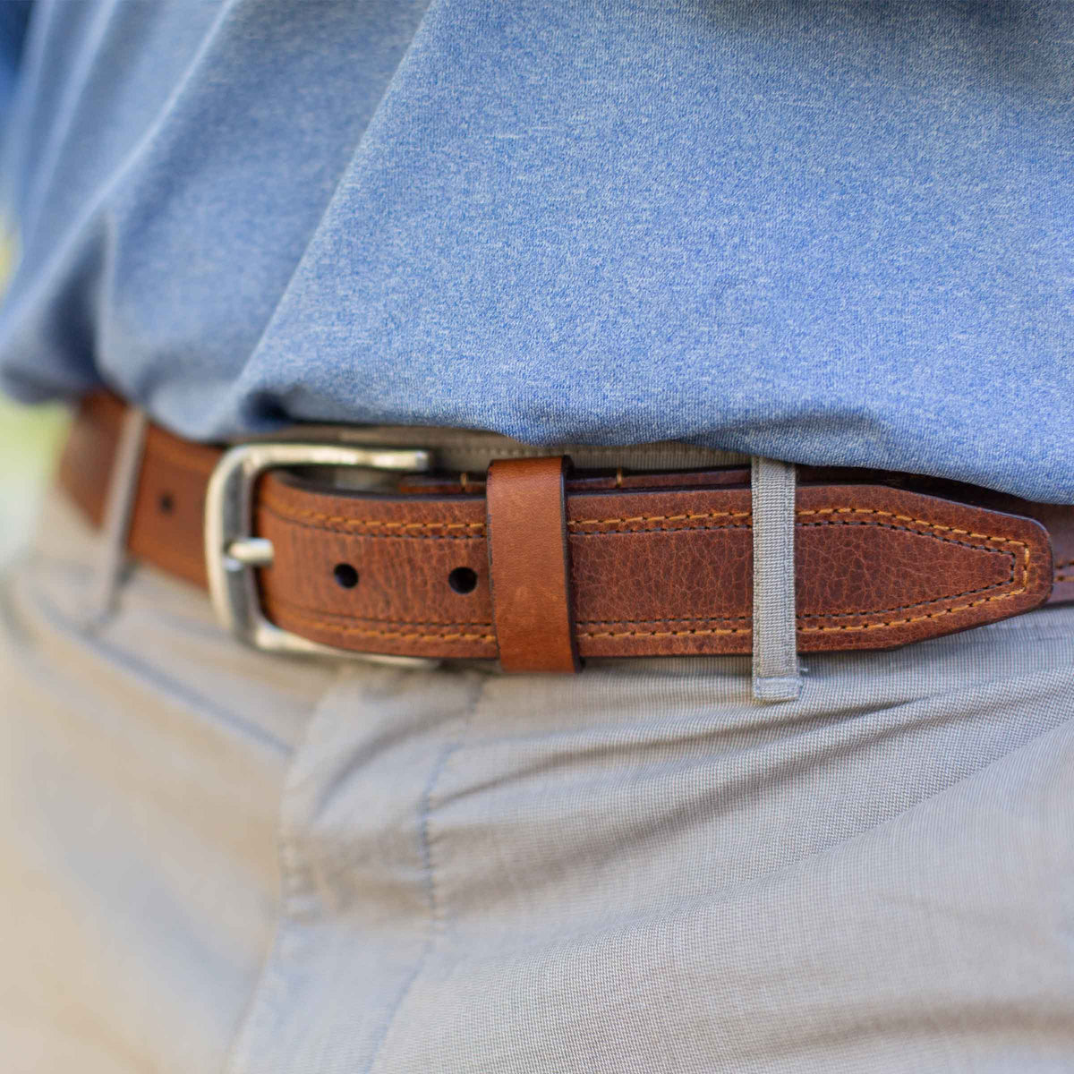 90s Vintage asymmetric waist belt, buttery soft leather, brown, snaps closure, S 2_2937c534-39ee-4038-bb55-  main image 2