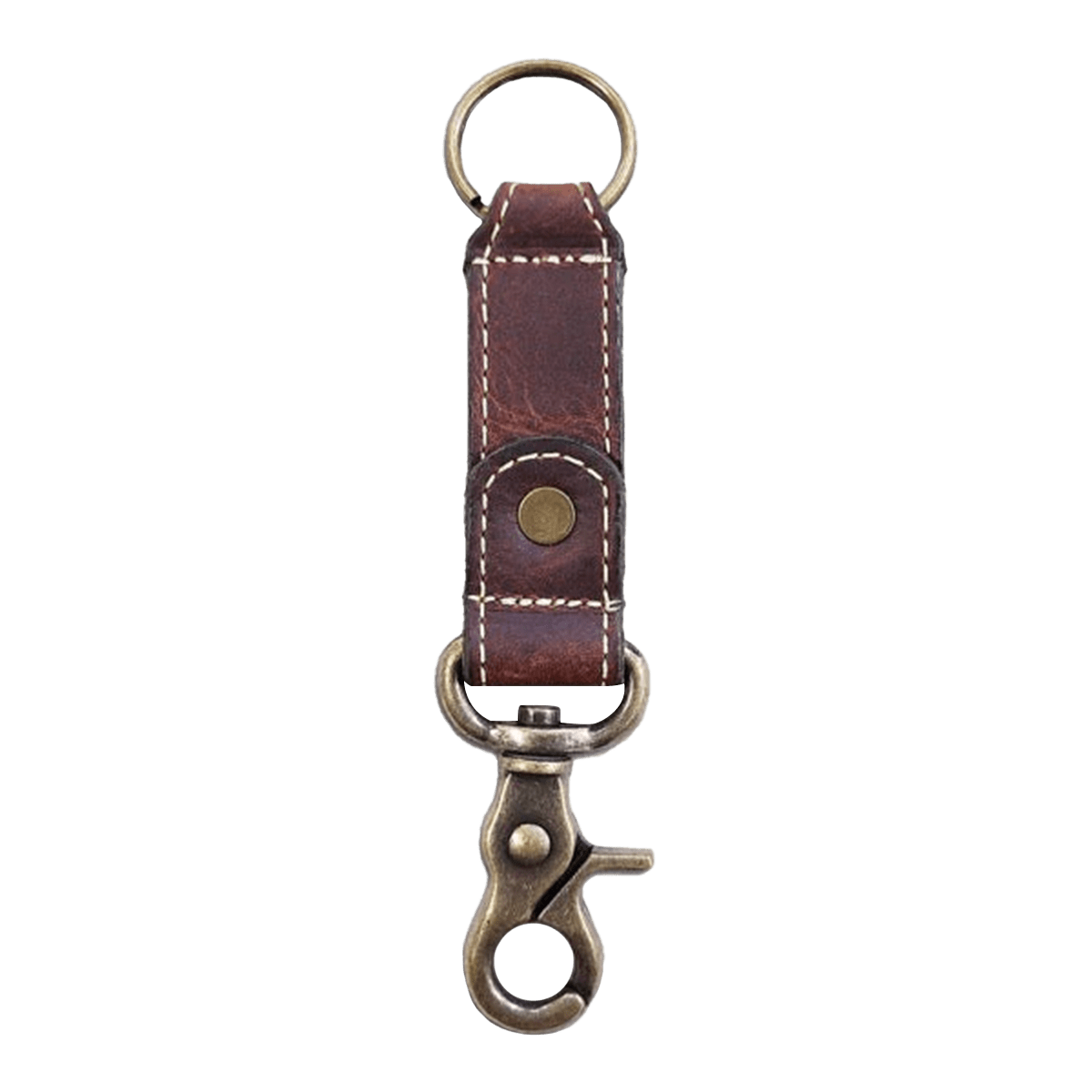 Bison Leather Key Chain